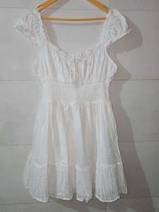 Chic White Mini Dress