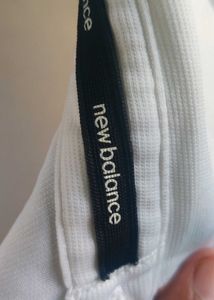 New Balance White Polo Shirt