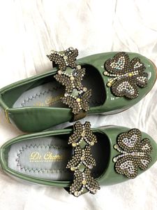 Sparkling Butterfly Embellished Mary Janes