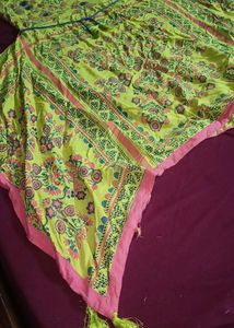 Pure Cotton Long Dress For Women With Waist Tie Up