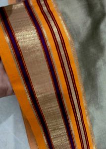 Elegant pure silk kanchipattu beige Saree