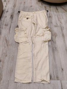 Y2K Beige Cargo Pants