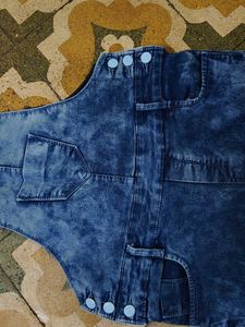 Stylish Blue Denim Overalls