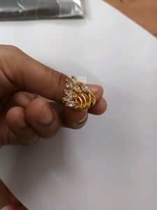 beautiful AD stone ring size around 18