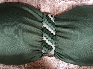 Green Bandeau Bikini Top