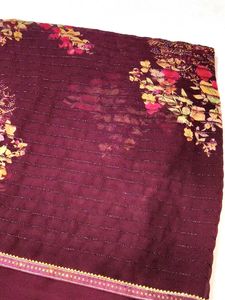 Floral  print Saree