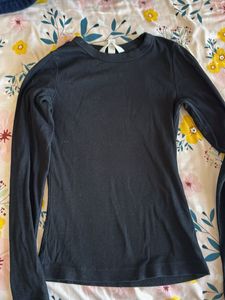 Classic Black Long Sleeve Top