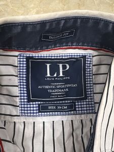 Louis Philippe Classic Striped Men's Shirt
