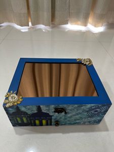 Blue Lantern Design Big Jewelry Box