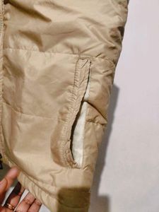 Beige 'Ritik' Sleeveless Jacket