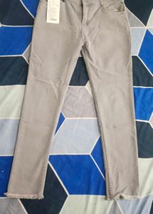 Stylish Grey Denim Jeans