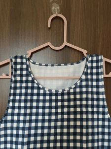 Cute Gingham Tank Top