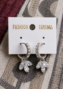 Sparkling Crystal Drop Earrings