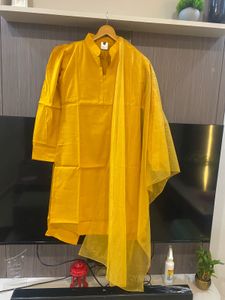 Yellow Kurta Set with Dupatta