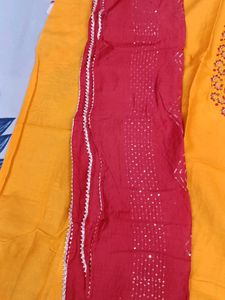 Yellow Embroidered Kurta Set