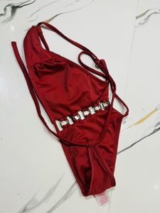 combo maroon beach wear top nd bra