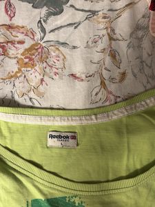 Reebok Green Graphic Tee