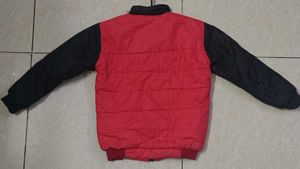 Red &amp; Black Puffer Jacket