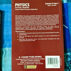 Physics Semester VI Books For B.Sc. Students