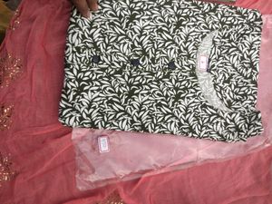 Rayon  Ghera  Print  Kurti