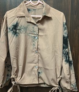 Stylish Tie-Dye Button-Up Shirt