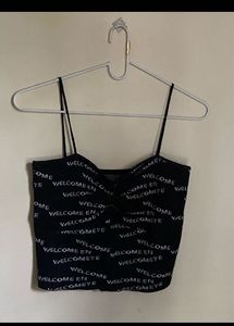 black crop top