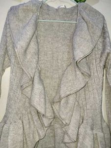 Chic Ruffle Cardigan