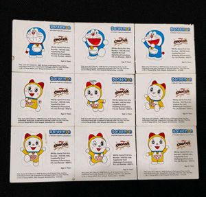 Kelloggs Chocos Doremon &amp; Ninja hattori Stickers ✨