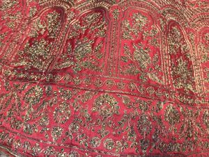 Red Embroidered Lehenga Choli