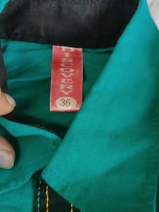 Boy's Stylish Green Shirt