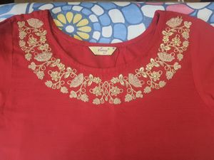 Fabulous Red Kurta