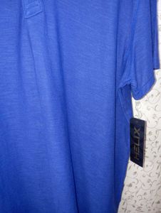 Men's Blue Helix Polo t-shirt