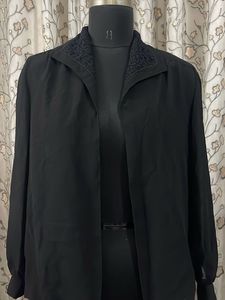 Elegant Black Chiffon Blouse
