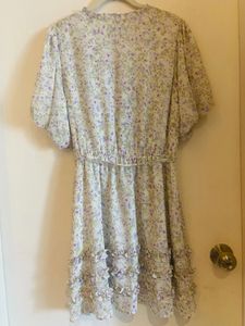 Chic Floral Print Mini Dress