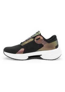 Stylish Black &amp; Gold Sports Shoes