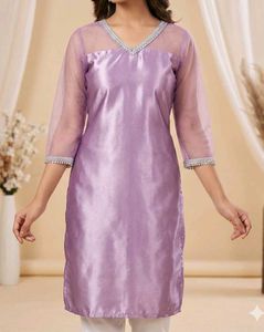 Elegant Lavender only Kurti duppata