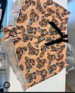 Cute Teddy Bear Pajama Set