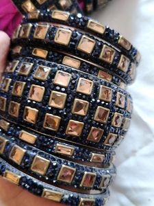 Hydrabadi Chuda Navy Blue