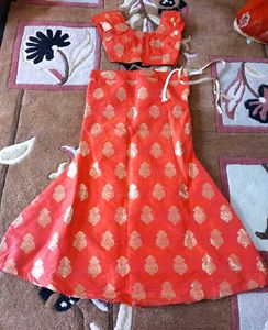 Red Lehenga Choli Set
