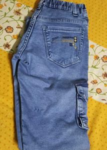 Blue Cargo Jeans
