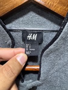 H&amp;M Military Style Grey Button Down Jacket