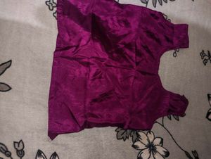 5 pieces readymade set stone work Purple Lehenga l