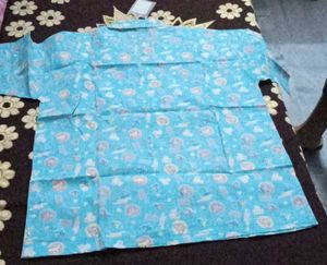Blue patterned baby shirt