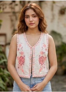 Embroidered Ethnic tunic top 💕