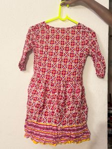 Boho Print 3/4 Sleeve Kurta