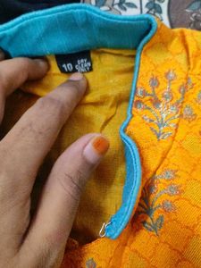 Stylish Yellow Ethnic Jacket