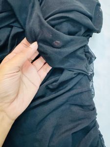Chic Black Bodycon Mini Dress