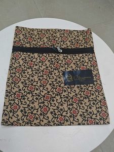Boho Floral Print Pouch with Zipper