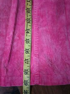 Pink Corduroy Skirt