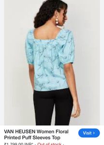 VAN HEUSEN Womens top in sky blue